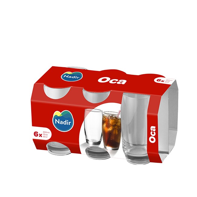 13437-OCA COPO ROCKS 300ML - CJ/6 PÇS